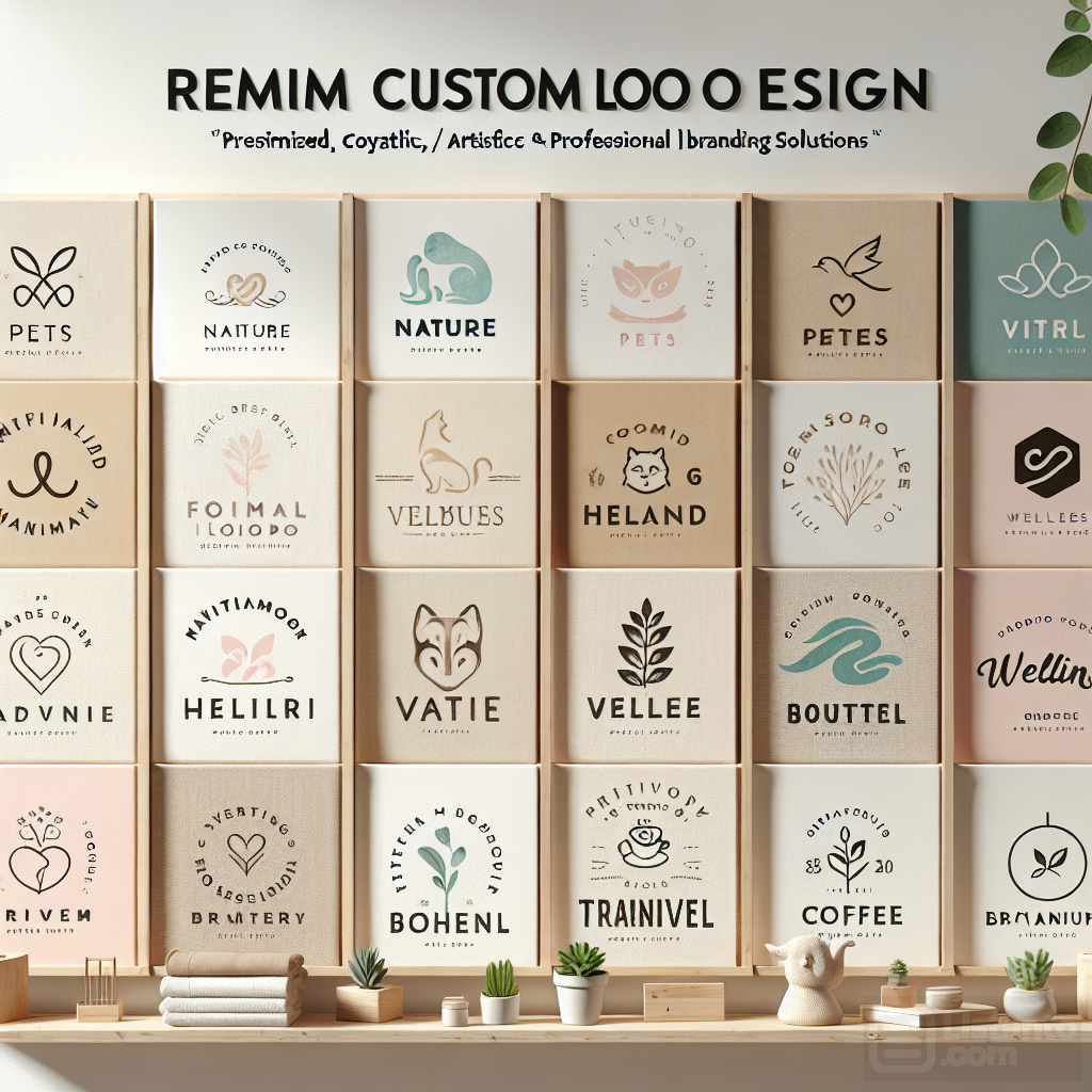 Premium Custom Logo Design – Tailored, Artistic, and Professional Branding Solutions